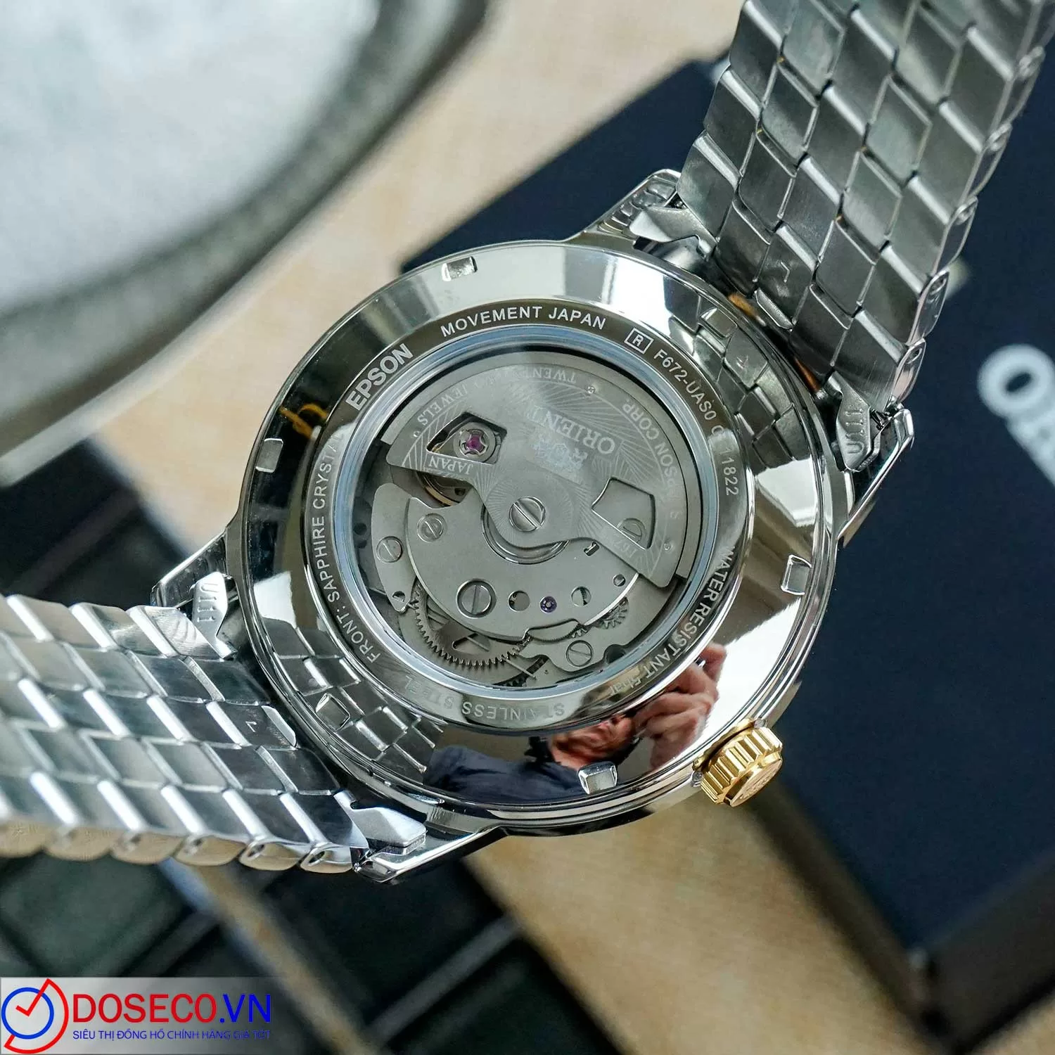 Orient RA-AC0F08G10B Orologio da uomo con protezione in vetro